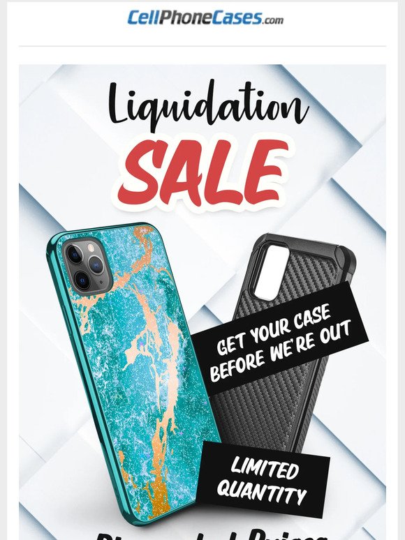Liquidation Sale. End of the Month Deals