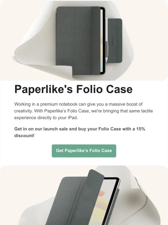 Paperlike's Folio Case: Turn Your Case Into a Notebook Cover