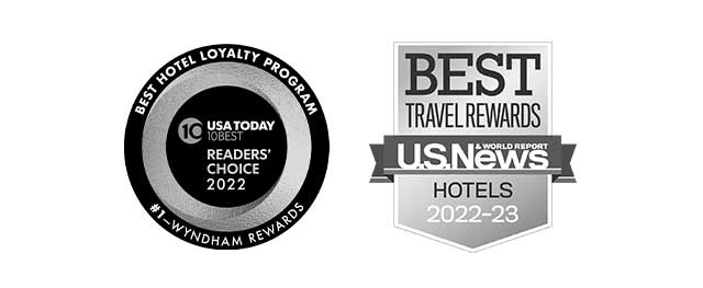 Named the #1 Best Hotel Loyalty Program in the 2022 USA Today 10Best Readers’ Choice Awards for five consecutive years and one of the Best Travel Rewards Programs by U.S. News & World Report now six years running.