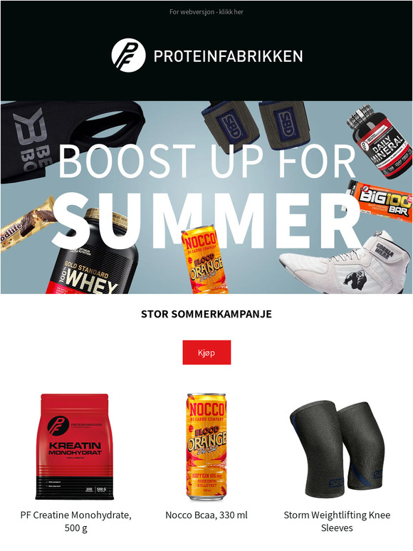 BOOST UP FOR SUMMER! Stor sommerkampanje!