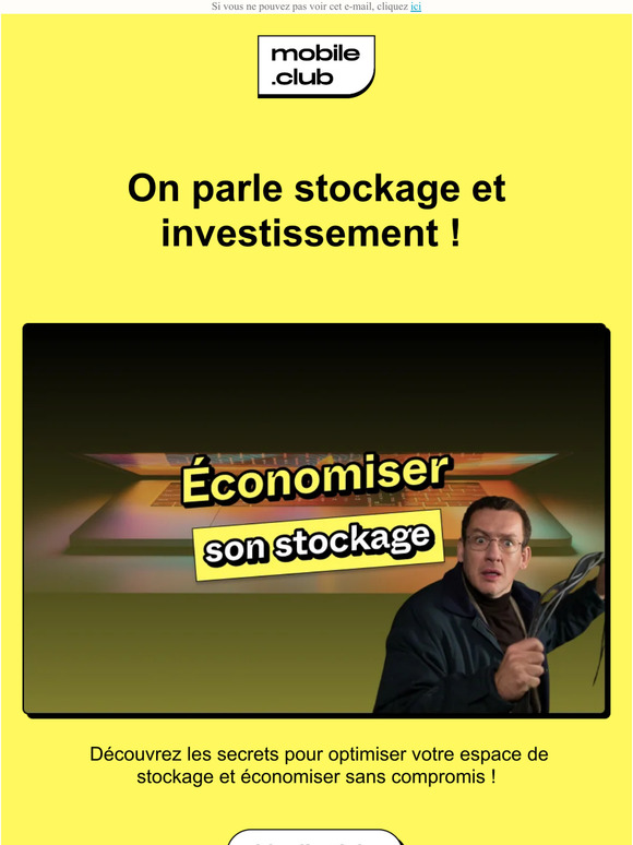 On parle stockage et investissement !