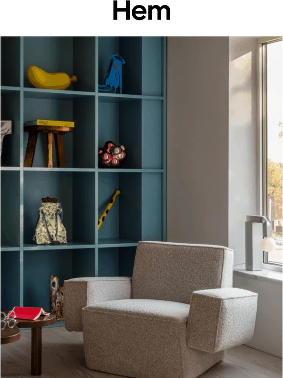Made of 100% natural materials, discover Hunk Lounge Chair