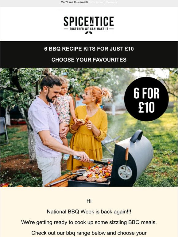BBQ Recipe kits - 6 Kits Only £10 💰