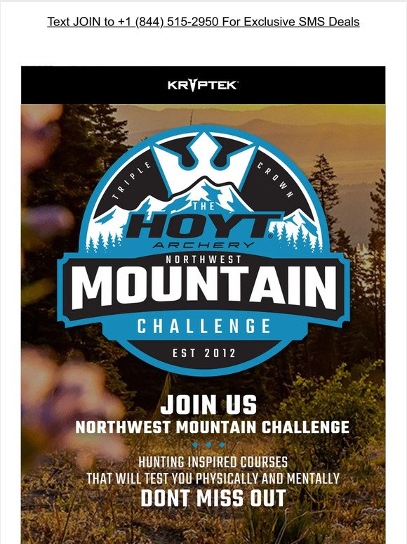 Come Shoot with Team Kryptek - NW Mountain Challenge 🏹
