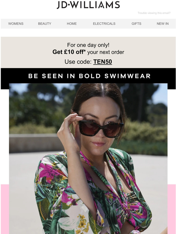 JD Williams Be seen in standout swimwear Milled