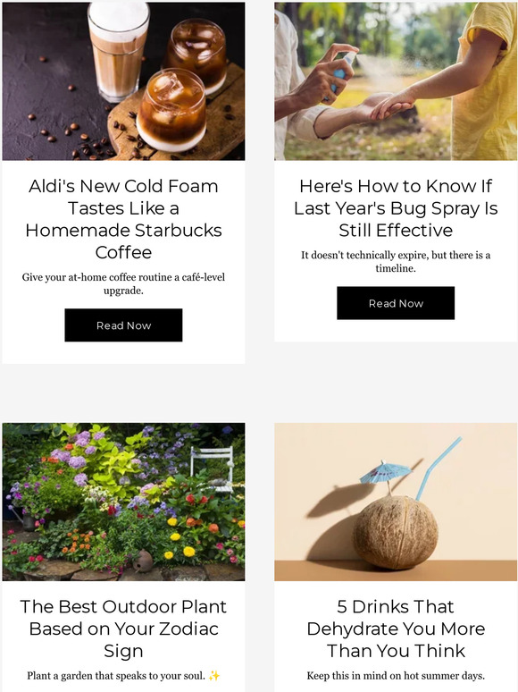 Better Homes and Gardens Aldi's New Cold Foam Tastes Like a Homemade