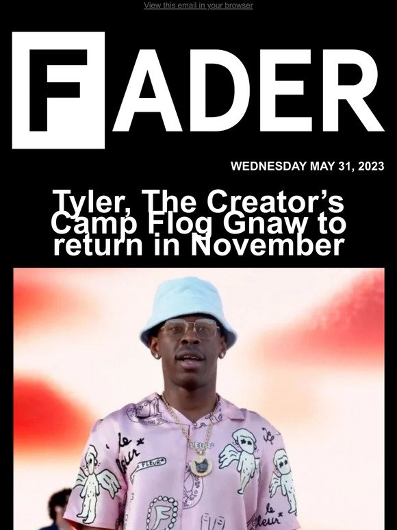 Tyler, The Creator’s Camp Flog Gnaw to return in November