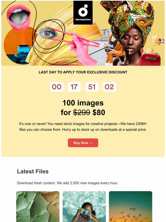 Last day to get over 70% off on images
