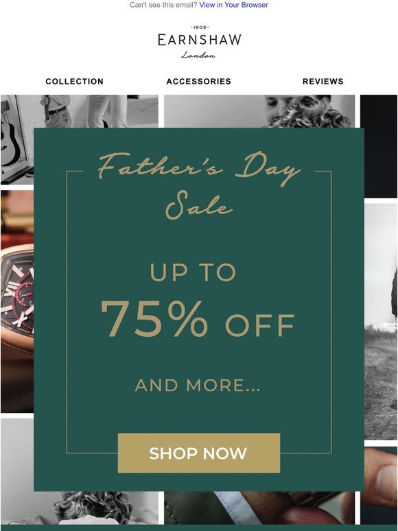 Celebrate Dad with our Exclusive Father's Day Deals