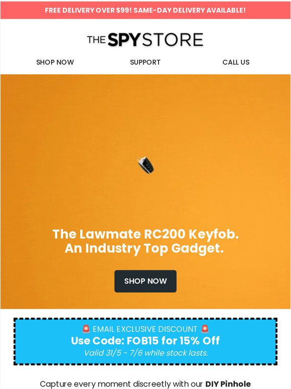 15% off the Lawmate RC200 - Subscriber Exclusive Offer!
