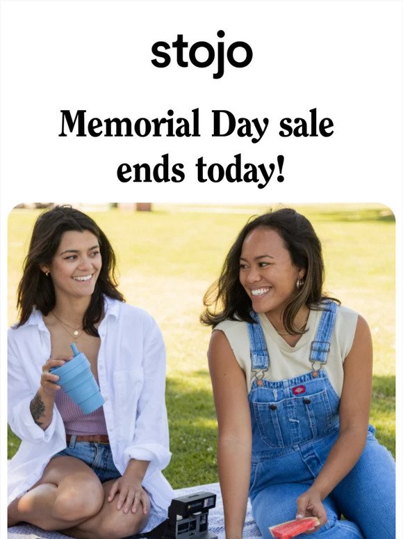 Final hours! Memorial Day sale - 20% off on all orders!