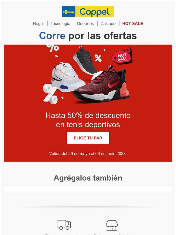 👟 Ponte fit con Hot Sale 🏷️