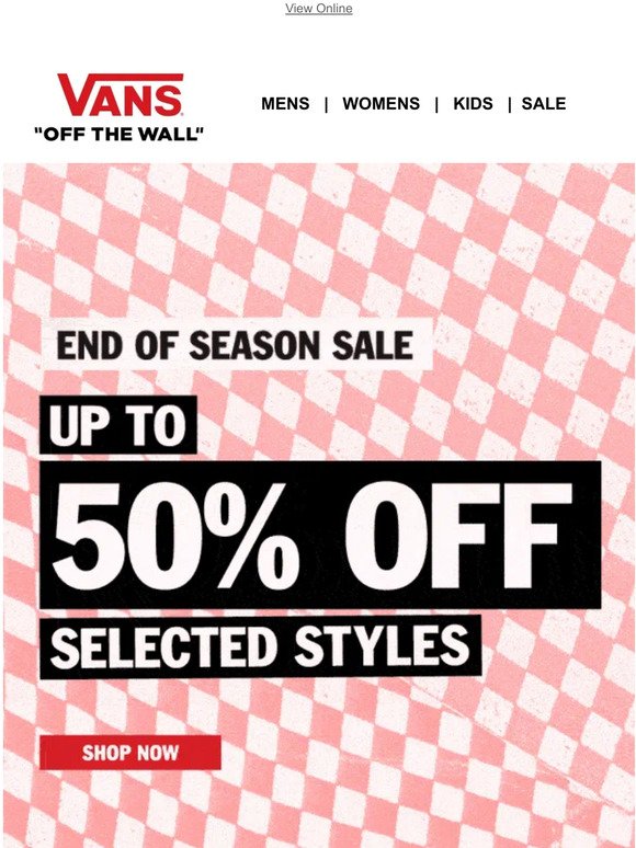 🙌 End Of Season Sale Is On!