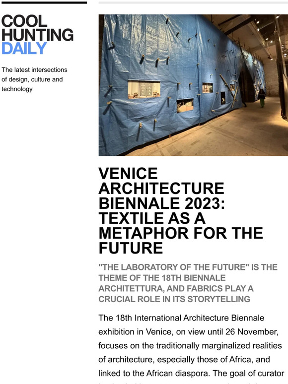 Fabrics play a crucial role at this year Venice Architecture Biennale