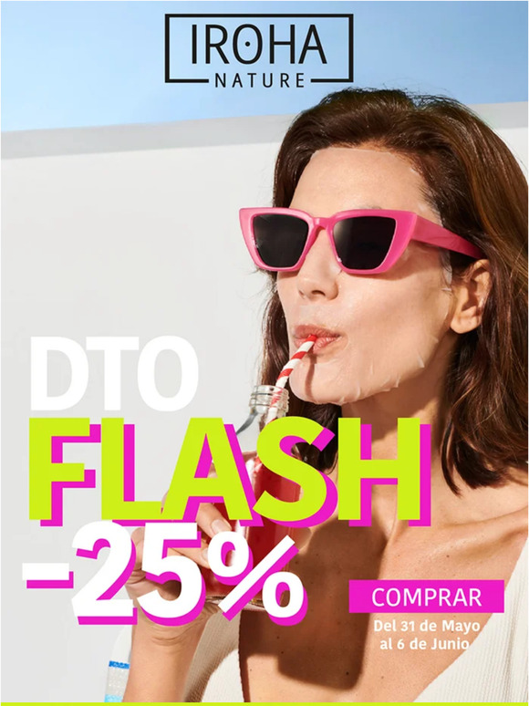 ¡-25% DTO FLASH!💥 En todos los productos Iroha Nature