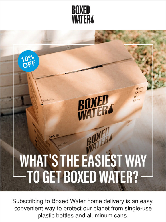 Alaska Air Partners With Boxed Water – Boxed Water Is Better