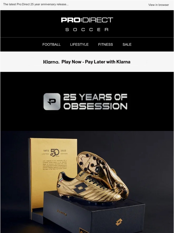 Exclusive: Lotto Stadio Gold Special Edition