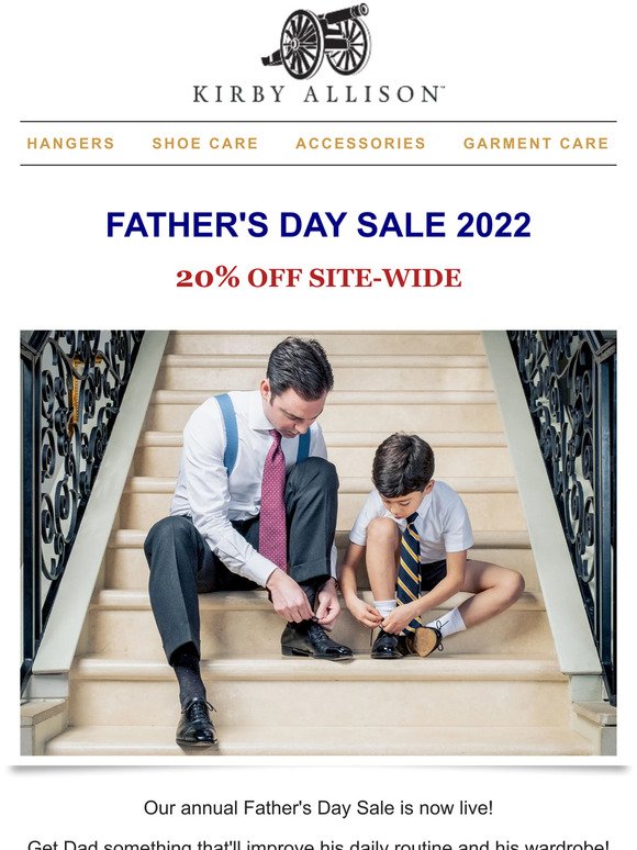 20% OFF SITEWIDE!! Our Annual Father's Day Sale is LIVE!
