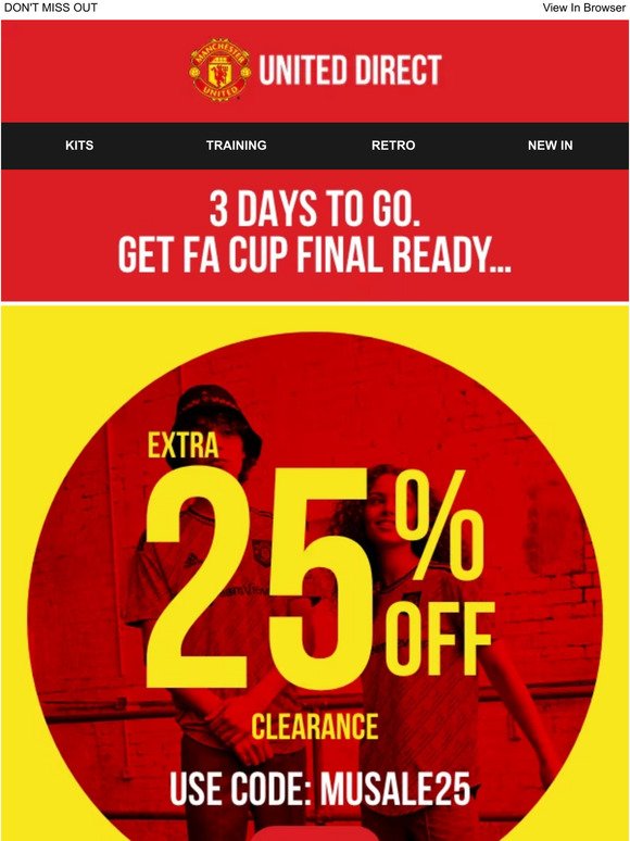 Cup Week Deals: Get Extra 25% Off SALE