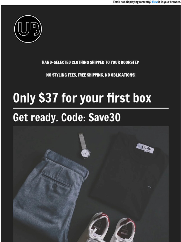 Try your first clothing subscription box for only $37 🎁