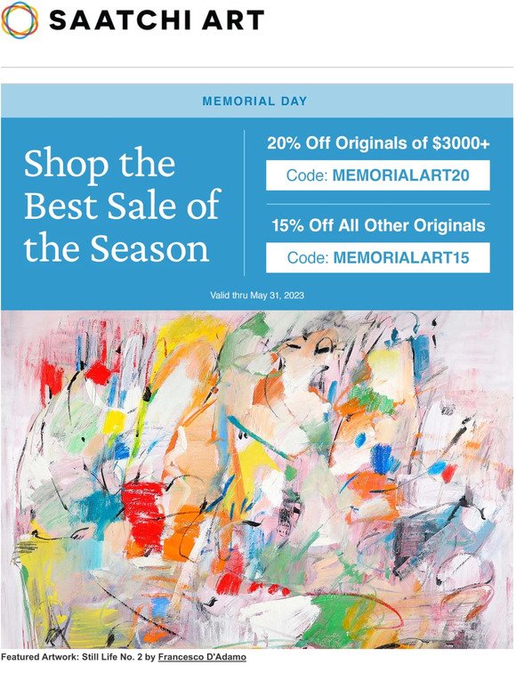 Broad Brushstrokes & Final Hours of Our Last Sale of the Season
