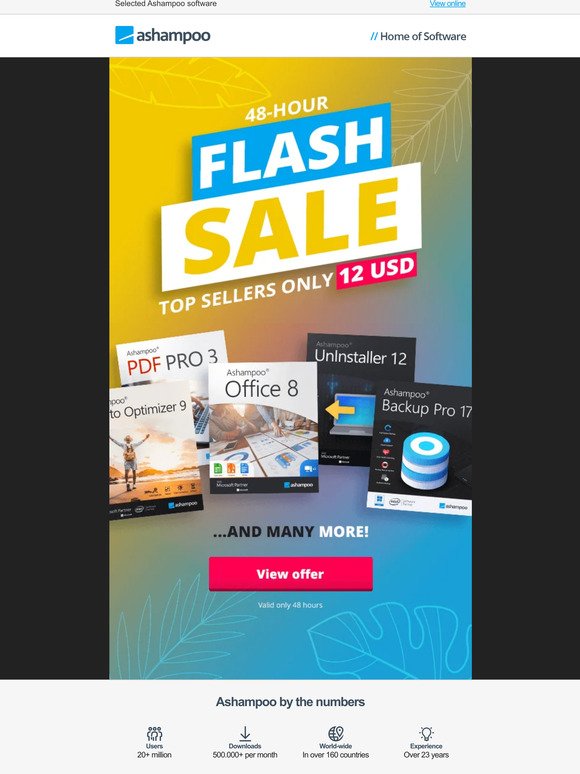 48-hour flash sale - Top sellers only $12