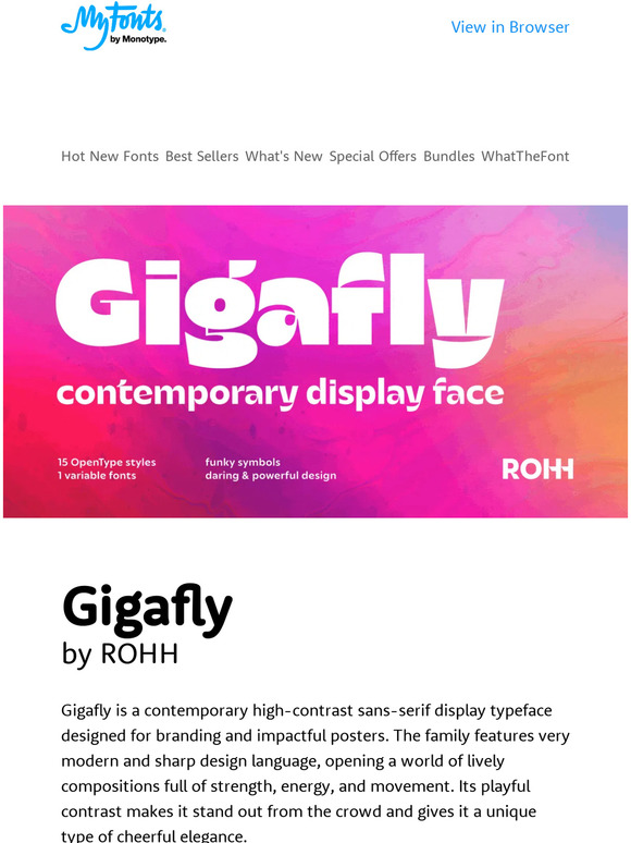 💥 Hot font discounts