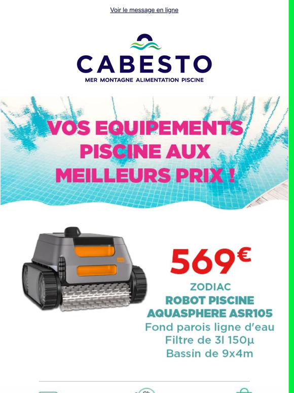 VOS EQUIPEMENTS PISCINE AUX MEILLEURS PRIX !