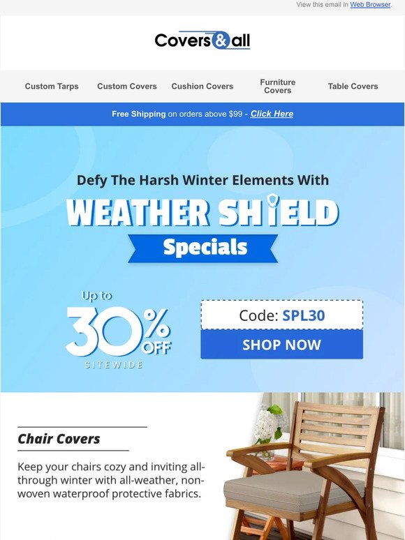 ❄️Weather Shield Specials: Up to 30% Off