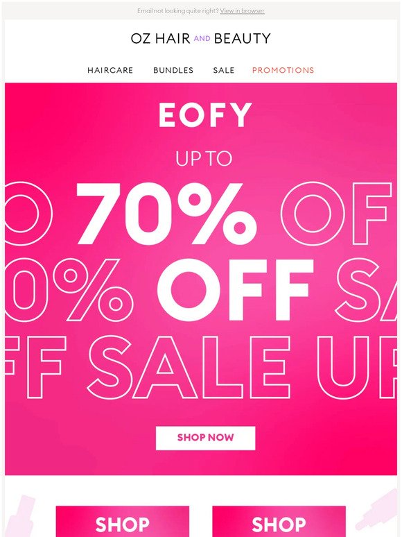 EOFY Sale Now Live: Save up to 70%