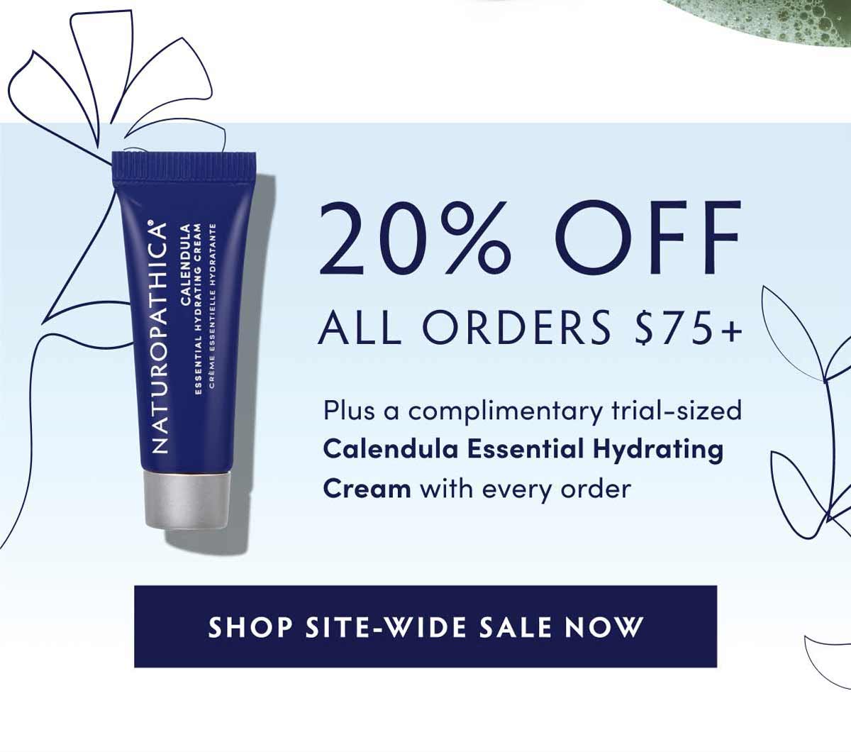 20% OFF ORDERS $75+