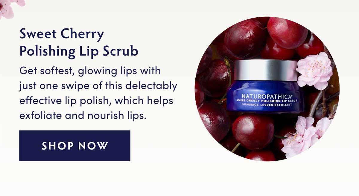 SWEET CHERRY POLISHING LIP SCRUB - Get the softest, healthiest-looking lips with just one swipe of this delectably effective lip polish, which helps exfoliate and nourish lips.
