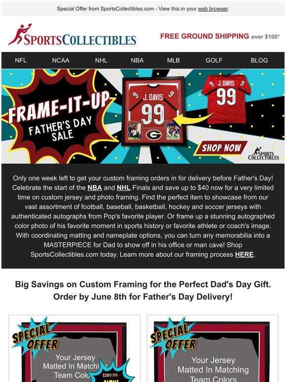 Frame-It-Up Savings & Finals Fan Favorites