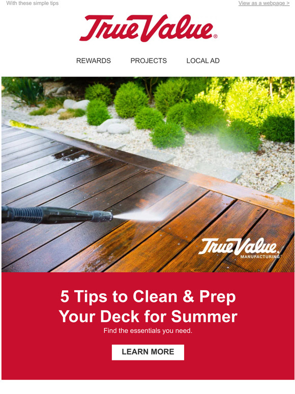 True Value Hardware 🧼 How to Clean & Prep Your Deck Milled