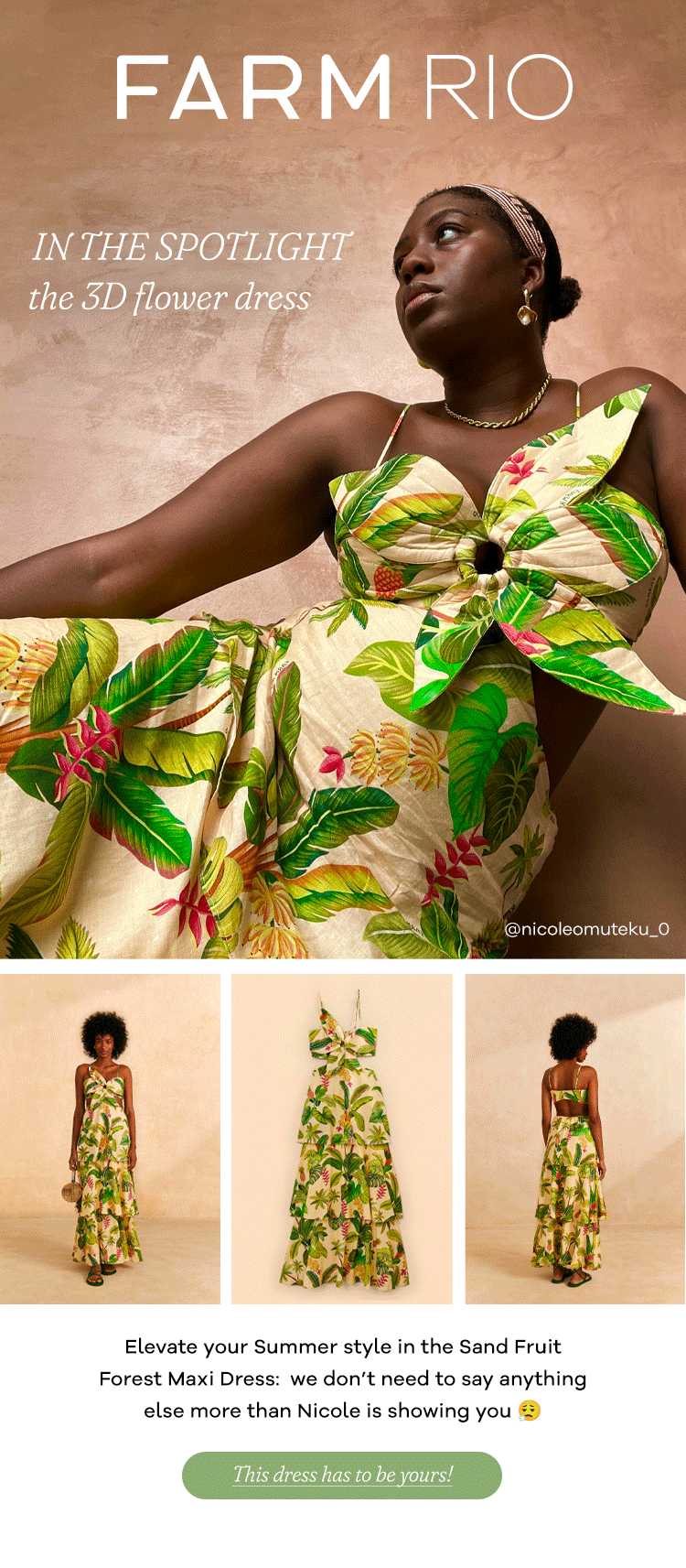 FARM Rio: The dress you love in a new print | Milled