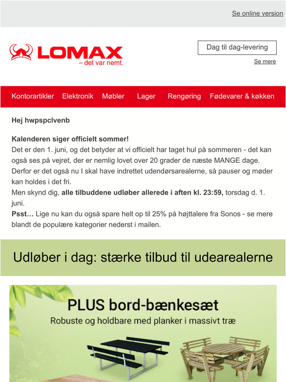 Tilbuddene udløber i dag ⏳
