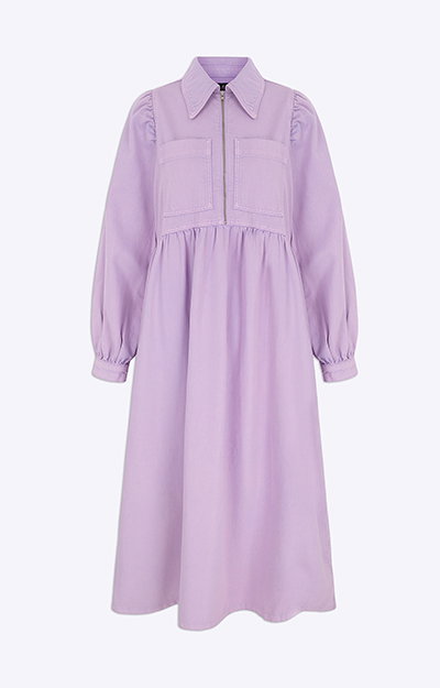 GABRIELLA DENIM MIDI DRESS