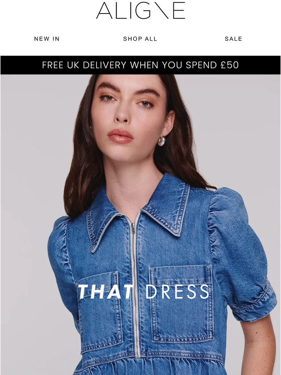 Aligne: Back in Stock: That Denim Dress | Milled
