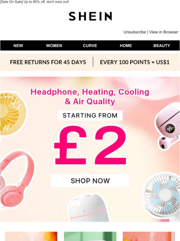 Shein UK: Use 200 Bonus Points Before They're Gone