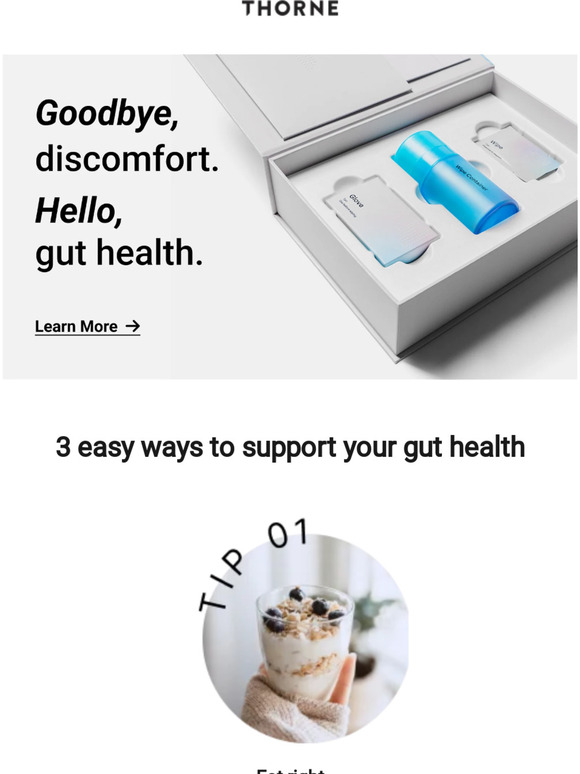 Thorne Research 3 easy ways to support your gut health Milled
