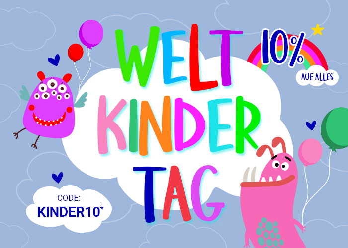 10% Rabatt zum Weltkindertag