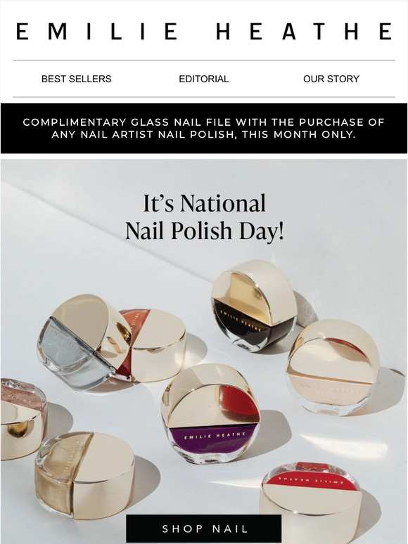 Emilie Heathe Happy National Nail Polish Day💅 Milled