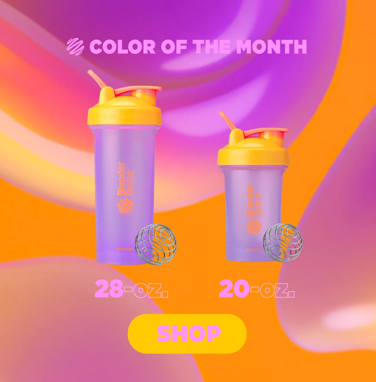 blenderbottle Stand Out with "Radiant Punch"—Our Special Edition Color