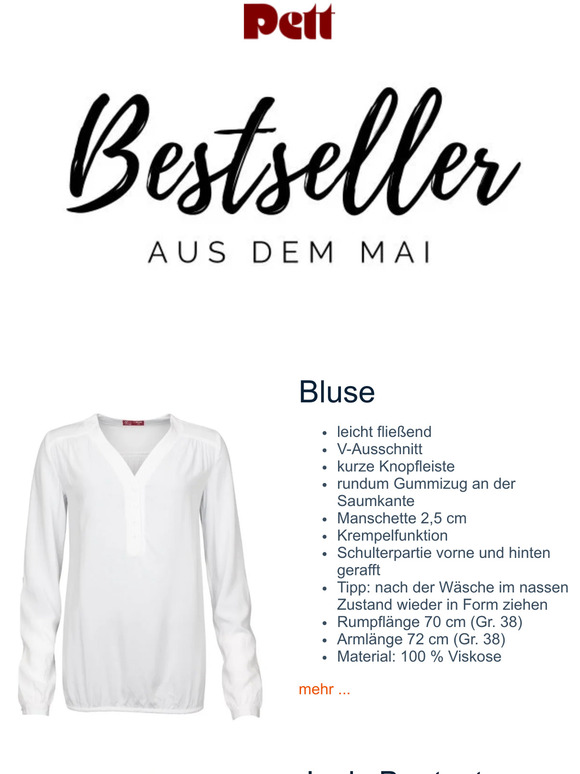 ★ Bestseller ★ aus dem Mai