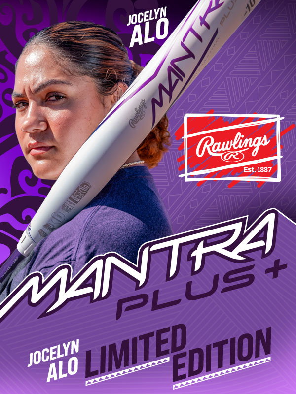 Batte De Softball Rawlings Jocelyn Alo Mantra Plus -10, 33" - Édition Limitée #1733/2500 - Neuf
