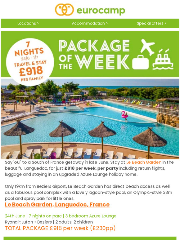 £918 South of France in late June inc flights for 4?
