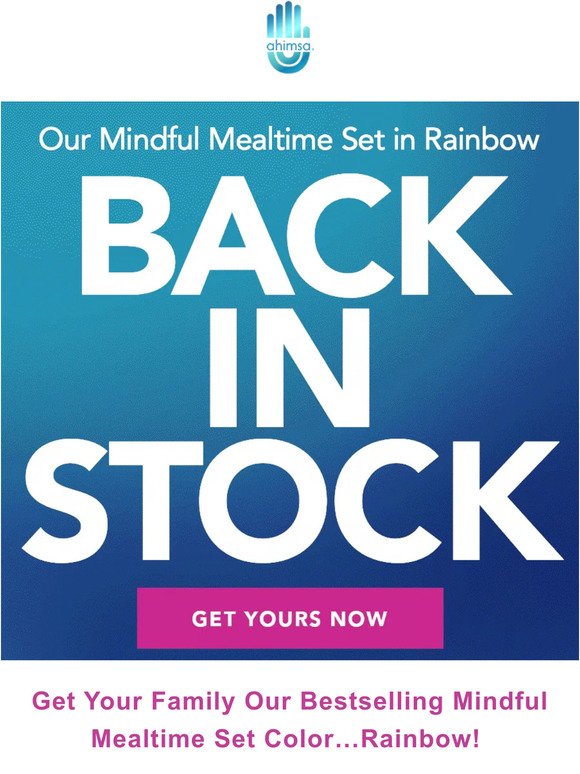 Rainbow Is Back in Stock! 🌈