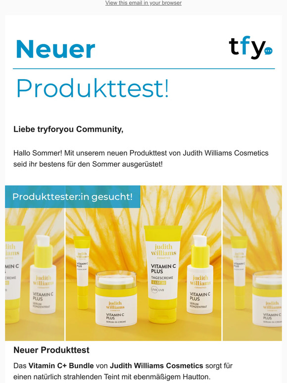 Die neuesten Produkttests nur für dich!