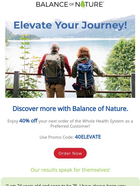 Elevate your journey!