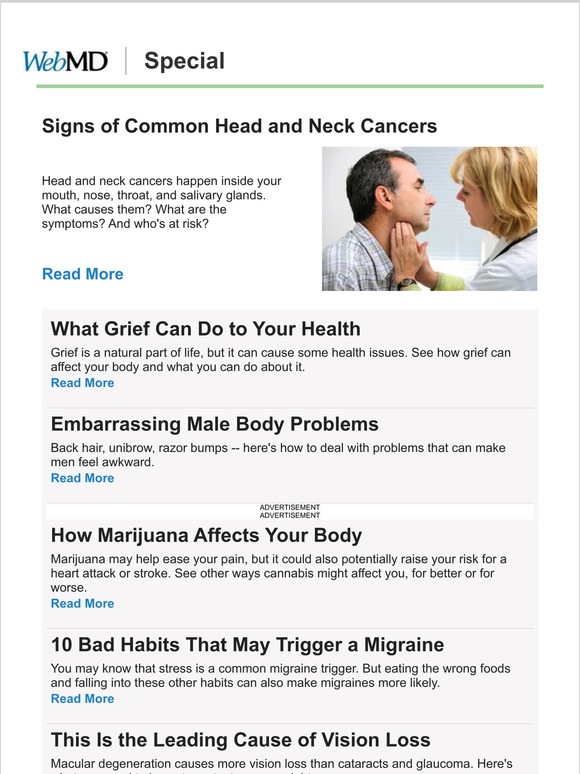 Somaderm Gel Side Effects Signs Of Common Head And Neck Cancers Milled